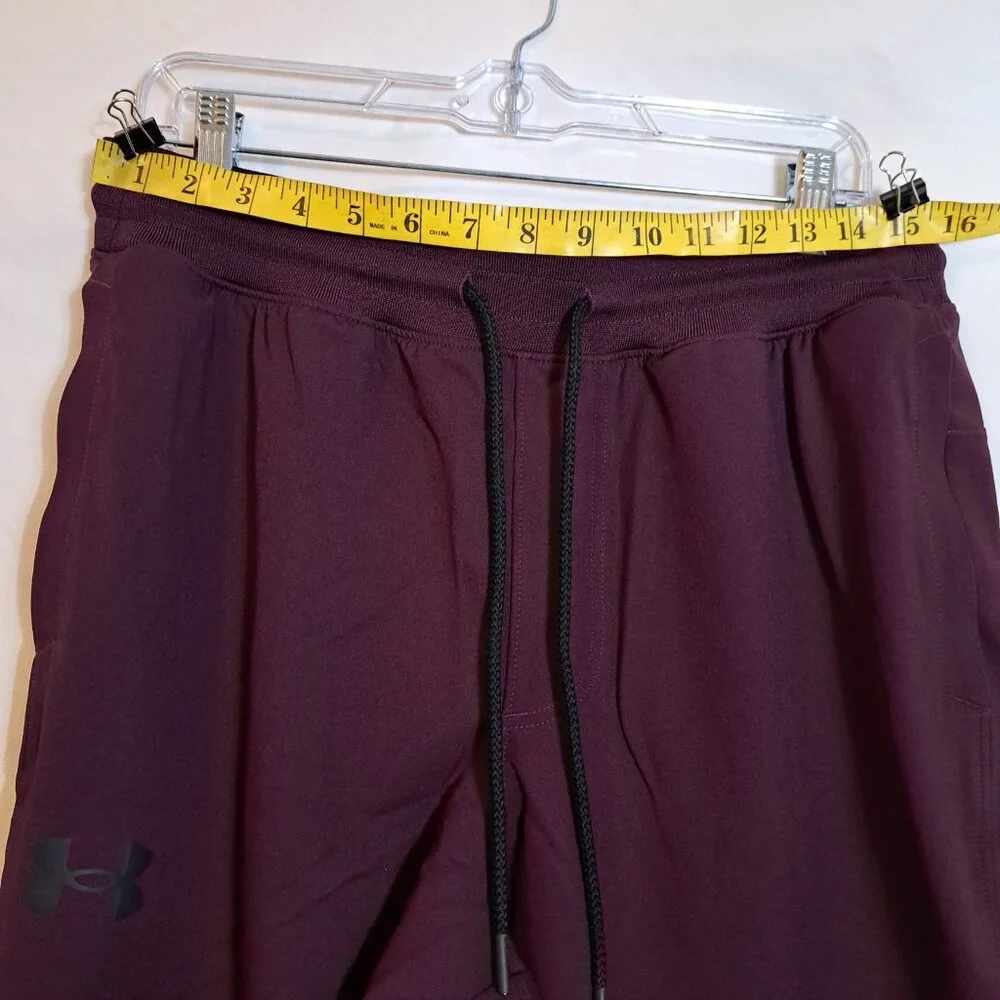 Under Armour Men Large UA Sportstyle Elite Jogger Maroon Purple 1374658 572 - Picture 10 of 14